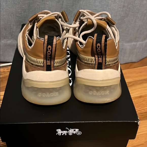 Coach Brown and Tan Sneakers - Picture 4 of 6